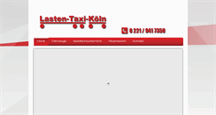Desktop Screenshot of lastentaxi-koeln.de